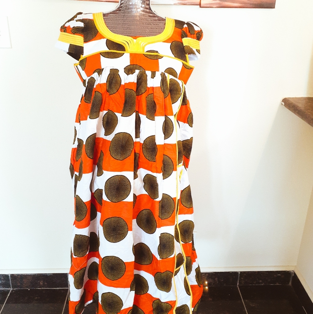 African print ,ankara, women dress, Large size,unu